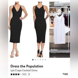 Dress the population cocktail dress